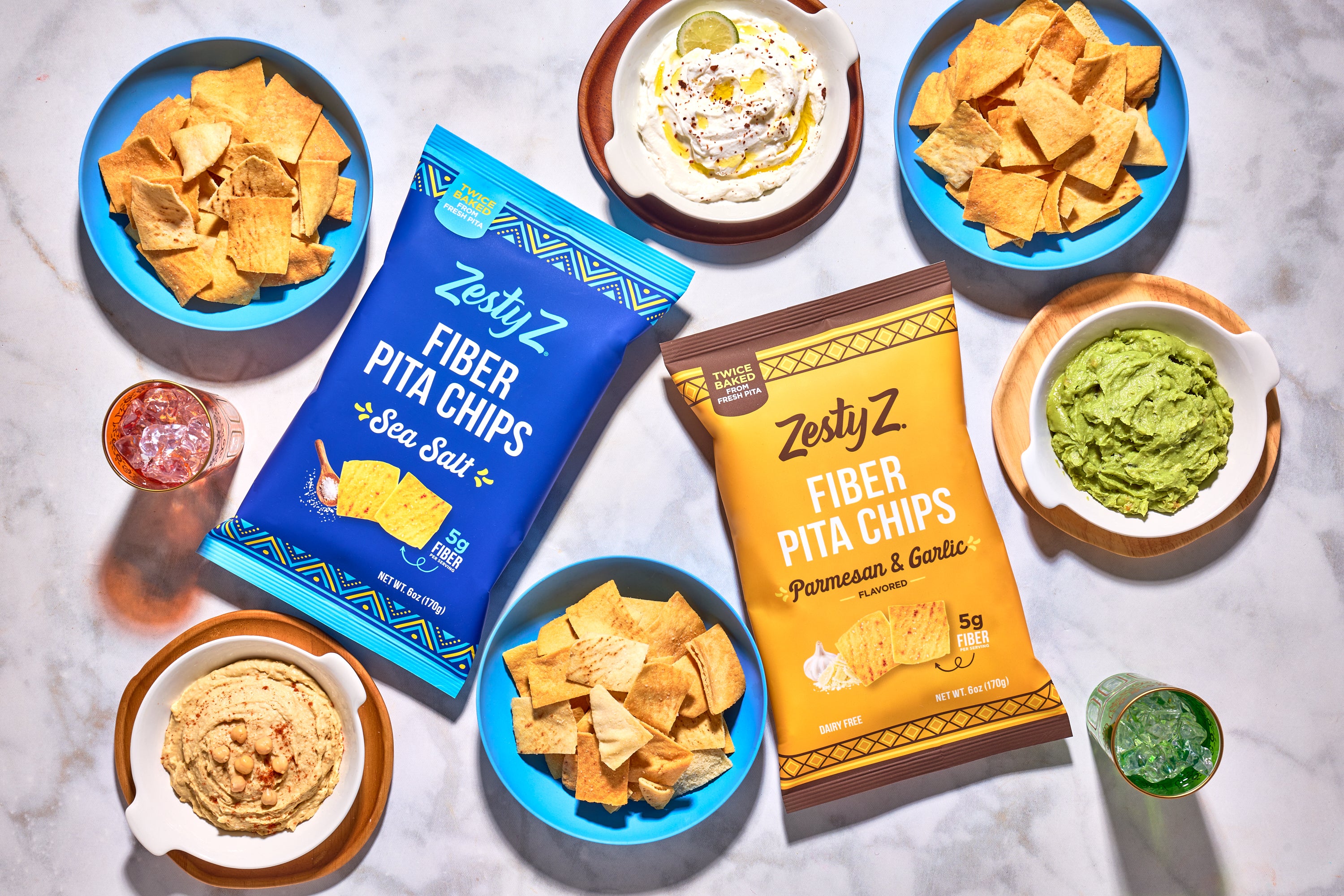 Fiber Snacks for Better Days | High Fiber Pita Chips | Zesty Z
