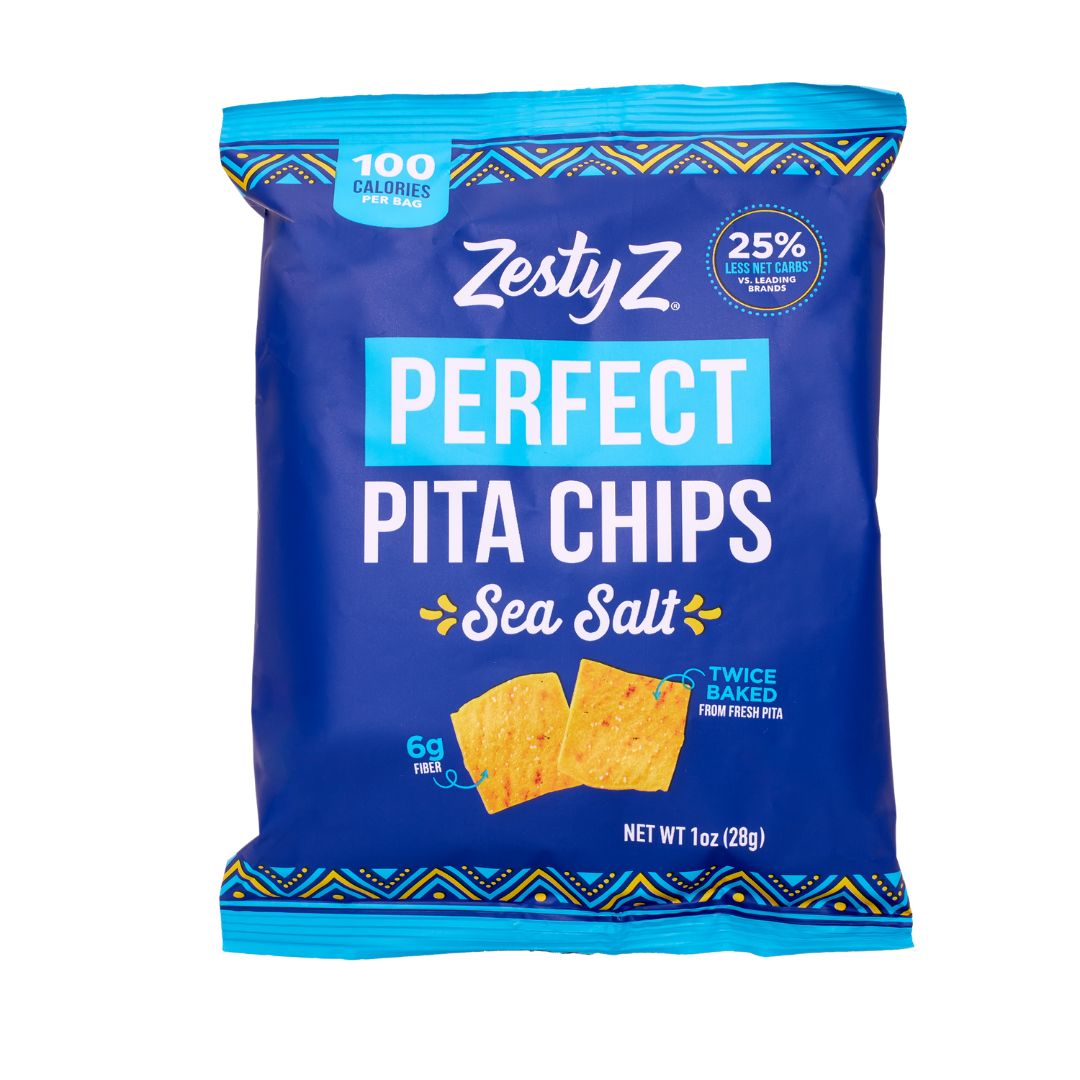 Mini - Sea Salt - Lower Carb Pita Chips (1oz)