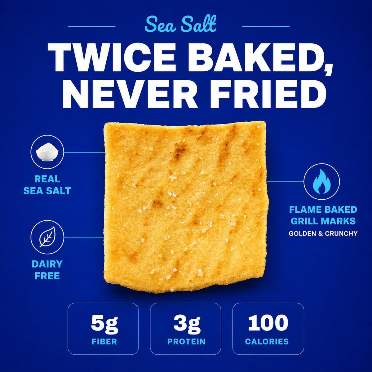 Fiber Pita Chips - Sea Salt (6oz)
