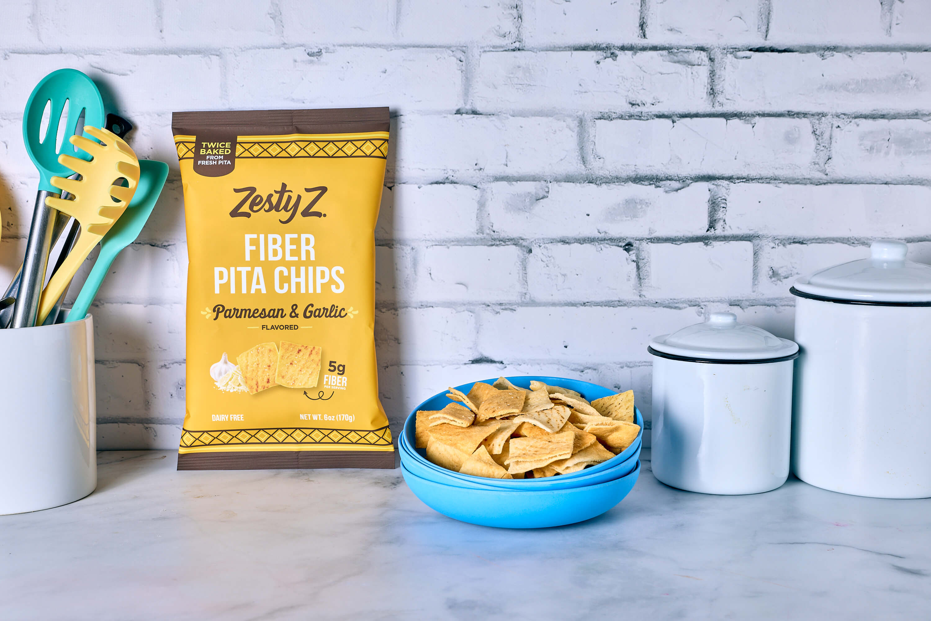 High Fiber Pita Chips - Variety Pack (6oz) – Zesty Z