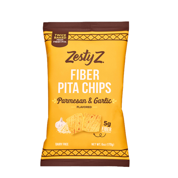 Fiber Pita Chips - Parm Garlic (6oz)