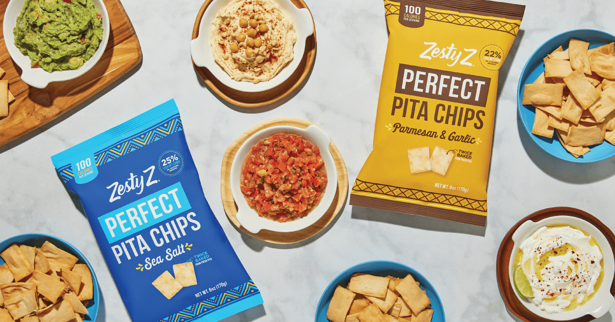 Zesty Z A Lower Carb, High Fiber Pita Chip