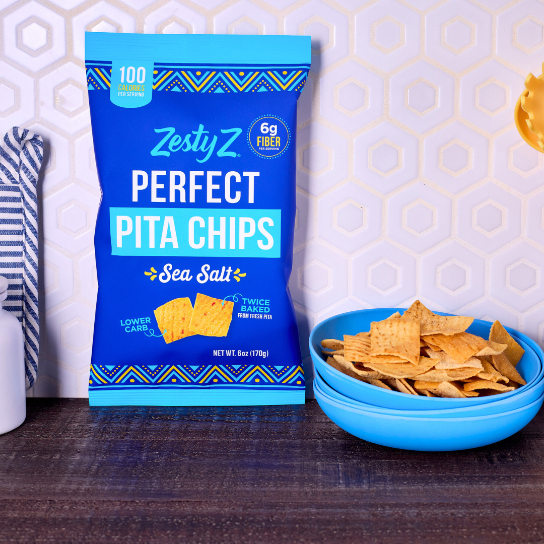 Sea Salt - High Fiber Pita Chips (6oz)