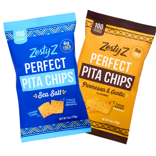 Variety Pack – High Fiber Pita Chips (6oz)