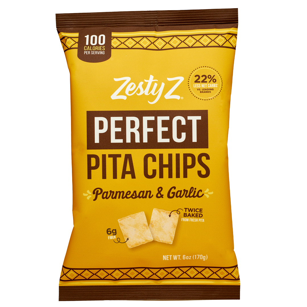 Parm Garlic - Lower Carb Pita Chips (6oz)